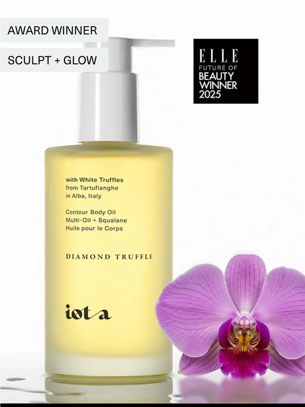 Diamond Truffle Contour Body Oil — Yellow